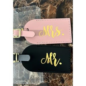 Mr & Mrs Luggage Tags